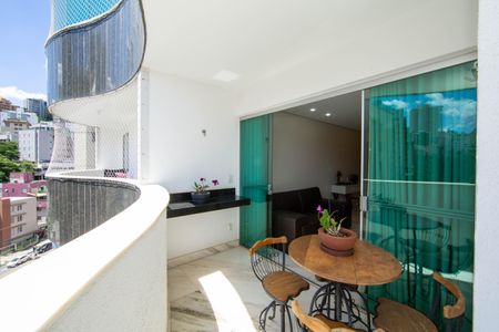 VARANDA de apartamento à venda com 4 quartos, 128m² em Buritis, Belo Horizonte