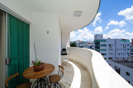 VARANDA de apartamento à venda com 4 quartos, 128m² em Buritis, Belo Horizonte