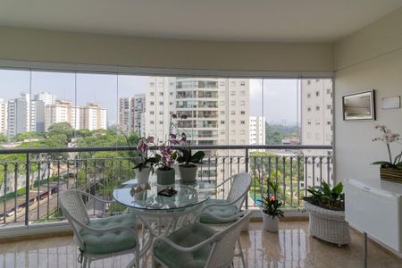 Varanda da Sala de apartamento à venda com 3 quartos, 120m² em Vila Sofia, São Paulo