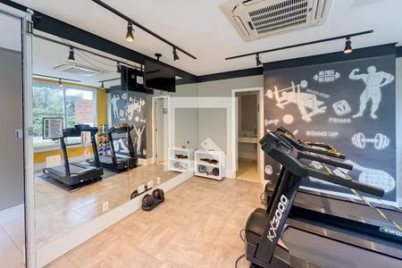 Studio para alugar com 43m², 1 quarto e 1 vaga Studio para alugar com 43m², 1 quarto e 1 vagaAcademia