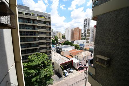 Sala - Vista de apartamento para alugar com 1 quarto, 50m² em Cambuí, Campinas