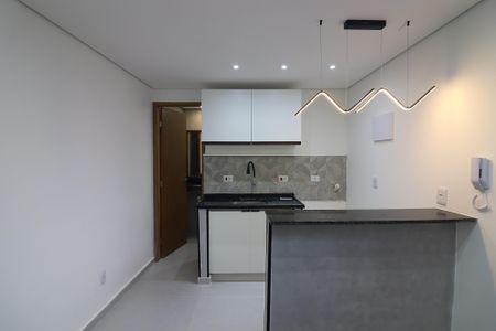 Sala/Cozinha de kitnet/studio para alugar com 1 quarto, 34m² em Jardim do Mar, São Bernardo do Campo