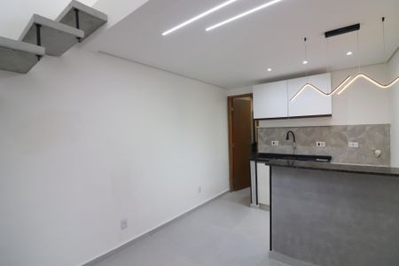 Sala/Cozinha de kitnet/studio para alugar com 1 quarto, 34m² em Jardim do Mar, São Bernardo do Campo