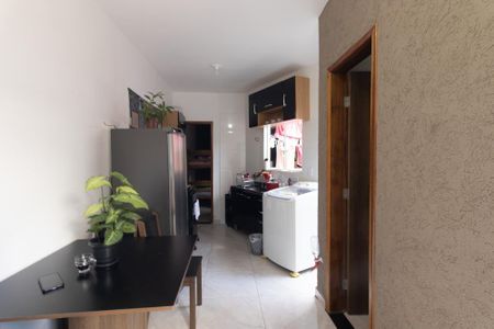 Sala/Cozinha de casa à venda com 2 quartos, 33m² em Campo de Santana, Curitiba