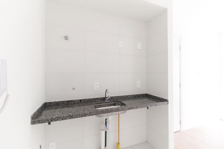 Sala - Cozinha de apartamento para alugar com 1 quarto, 25m² em Itaquera, São Paulo