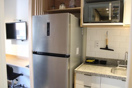 Studio à venda com 38m², 1 quarto e sem vagaCozinha