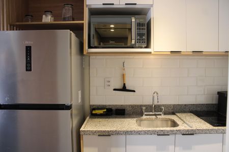 Studio à venda com 38m², 1 quarto e sem vagaCozinha
