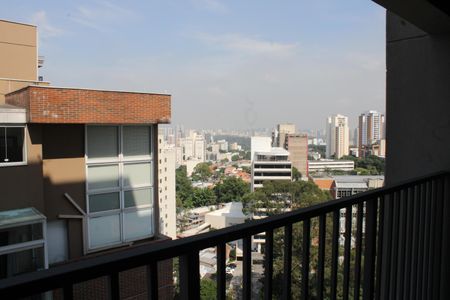 Studio à venda com 38m², 1 quarto e sem vagaVaranda