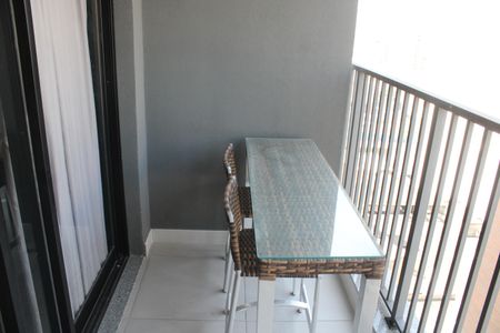 Studio à venda com 38m², 1 quarto e sem vagaVaranda