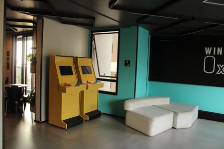 Studio à venda com 38m², 1 quarto e sem vagaSala de jogos