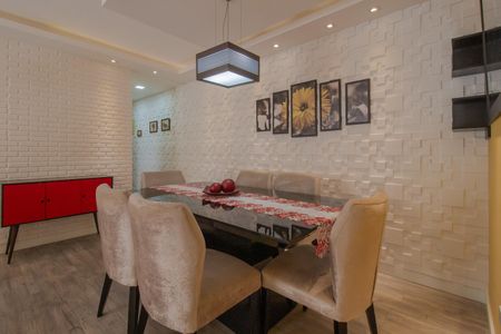 Sala de Jantar de apartamento para alugar com 3 quartos, 98m² em Vila Nossa Senhora das Vitorias, Mauá