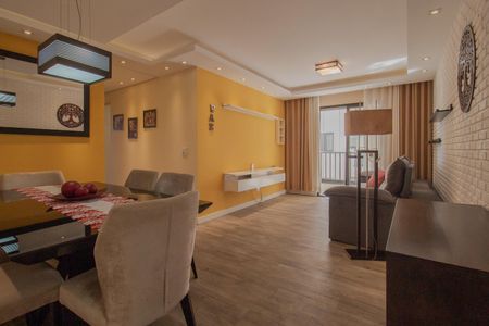 Sala/Sala de jantar de apartamento para alugar com 3 quartos, 98m² em Vila Nossa Senhora das Vitorias, Mauá