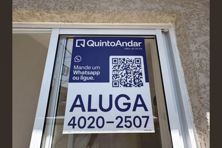 Apartamento para alugar com 36m², 2 quartos e sem vaga Apartamento para alugar com 36m², 2 quartos e sem vagaPlaca instalada