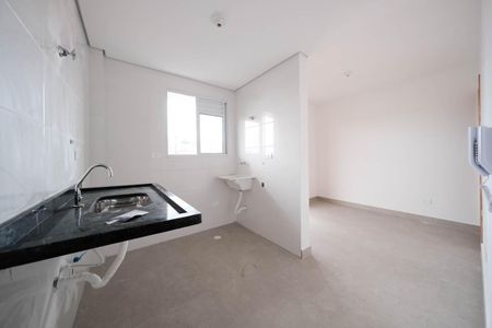 Sala/Cozinha de apartamento à venda com 2 quartos, 39m² em Vila Costa Melo, São Paulo