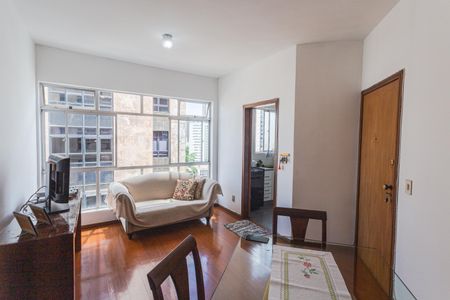 Sala de apartamento à venda com 2 quartos, 115m² em Funcionários, Belo Horizonte