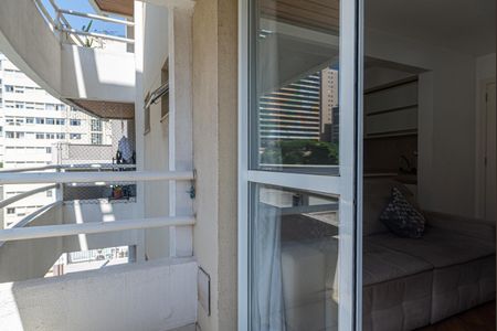 Varanda da Sala de apartamento para alugar com 1 quarto, 40m² em Bela Vista, São Paulo