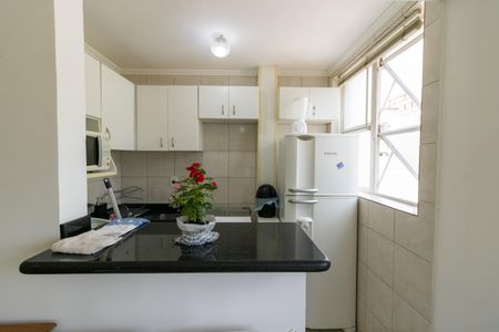 Cozinha de apartamento para alugar com 1 quarto, 24m² em Centro Histórico, Porto Alegre