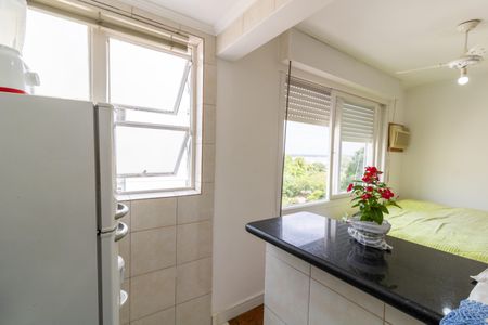 Cozinha de apartamento para alugar com 1 quarto, 24m² em Centro Histórico, Porto Alegre
