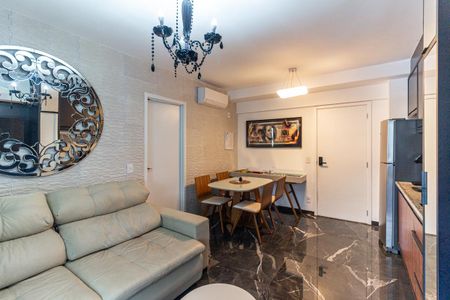 Sala de apartamento para alugar com 1 quarto, 58m² em Santa Ifigênia, São Paulo