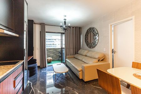 Sala de apartamento para alugar com 1 quarto, 58m² em Santa Ifigênia, São Paulo