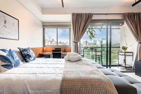 Apartamento à venda com 28m², 1 quarto e sem vagaSala/Quarto