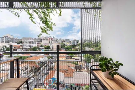 Apartamento à venda com 28m², 1 quarto e sem vagaVaranda