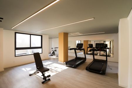 Studio para alugar com 45m², 1 quarto e sem vagaAcademia