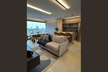 Sala de apartamento à venda com 3 quartos, 79m² em Vila Dom Pedro I, São Paulo