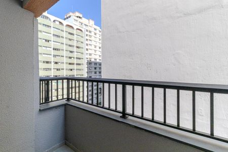 Studio para alugar com 25m², 1 quarto e sem vaga Studio para alugar com 25m², 1 quarto e sem vagaVaranda