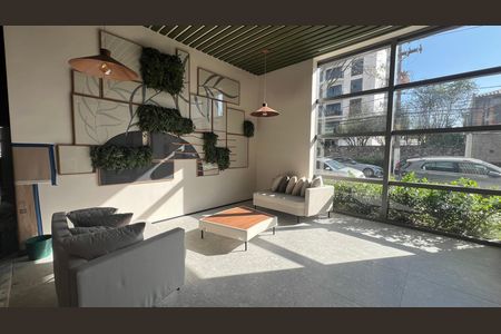 Studio para alugar com 27m², 1 quarto e sem vaga Studio para alugar com 27m², 1 quarto e sem vagaHall de entrada