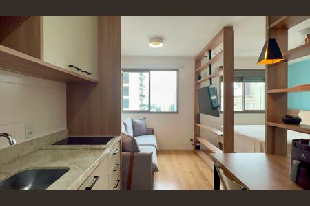 Studio para alugar com 27m², 1 quarto e sem vaga Studio para alugar com 27m², 1 quarto e sem vagaCozinha