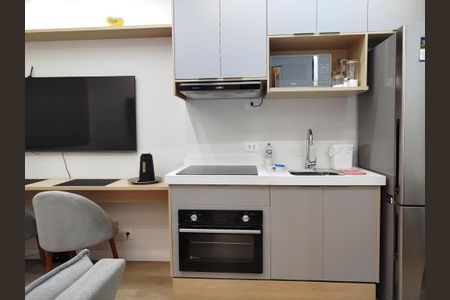 Studio à venda com 27m², 1 quarto e sem vaga