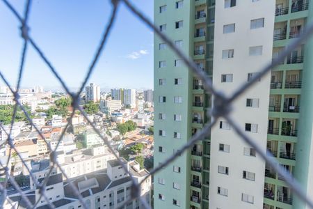 Vista da varanda da sala  de apartamento à venda com 2 quartos, 66m² em Centro, Diadema