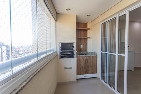 Varanda da sala  de apartamento à venda com 2 quartos, 66m² em Centro, Diadema