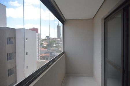 Varanda da Sala de apartamento para alugar com 1 quarto, 56m² em Parque das Nações, Santo André