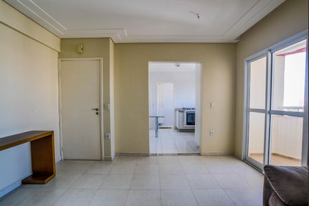 Sala de apartamento à venda com 3 quartos, 88m² em Vila Valparaíso, Santo André