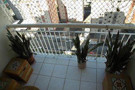 Varanda da Sala de apartamento à venda com 3 quartos, 56m² em Jardim Iraja, São Bernardo do Campo