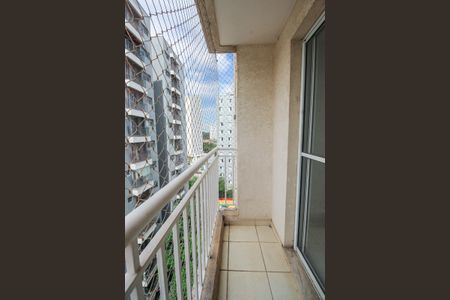 Varanda da Sala de apartamento para alugar com 2 quartos, 56m² em Jardim Umarizal, São Paulo