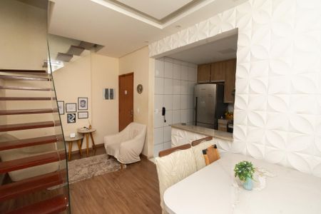 Sala de apartamento à venda com 3 quartos, 120m² em Diamante (barreiro), Belo Horizonte