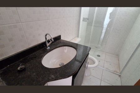 Banheiro Social  de apartamento à venda com 1 quarto, 50m² em Vila Caminho do Mar, São Bernardo do Campo