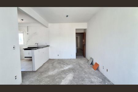 Sala  de apartamento à venda com 1 quarto, 50m² em Vila Caminho do Mar, São Bernardo do Campo