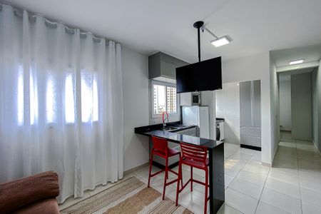 Sala/Cozinha de apartamento para alugar com 1 quarto, 34m² em Mooca, São Paulo