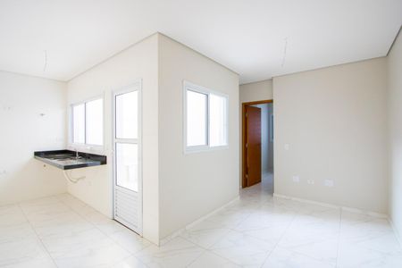 Sala de apartamento à venda com 2 quartos, 42m² em Vila Scarpelli, Santo André