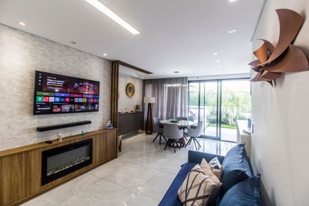 Sala de casa de condomínio à venda com 3 quartos, 152m² em Residencial Onze (alphaville), Santana de Parnaíba