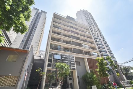 Studio para alugar com 25m², 1 quarto e sem vaga Studio para alugar com 25m², 1 quarto e sem vagaFachada