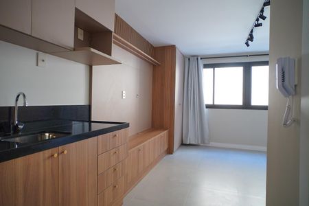 Cozinha  de apartamento para alugar com 1 quarto, 27m² em Boa Vista, Porto Alegre