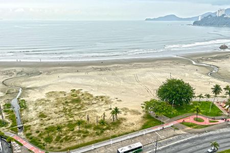 Vista da Sala de apartamento para alugar com 1 quarto, 60m² em Itararé, Santos
