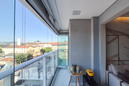 Varanda da Sala de apartamento à venda com 2 quartos, 57m² em Jardim Valdibia, São Bernardo do Campo
