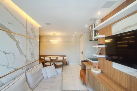 Sala de apartamento à venda com 2 quartos, 57m² em Jardim Valdibia, São Bernardo do Campo