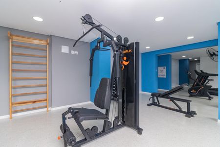 Apartamento para alugar com 40m², 2 quartos e 1 vagaÁrea comum - Academia